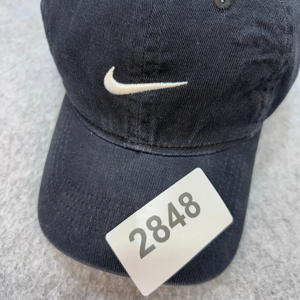 Nike Swoosh Infant Black Hat Adjustable Baseball Cap Infant